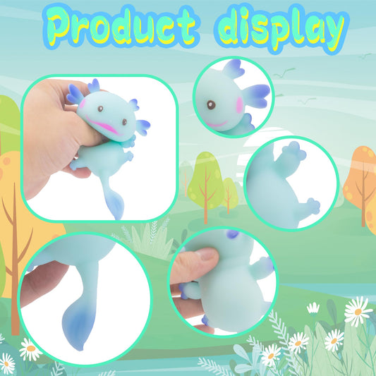 Zcahoo Axolotl Toy close-up texture highlights soft, tactile focus aid.
