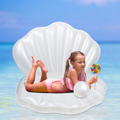 Zcaukya clamshell floats steadily with buoyant support in water