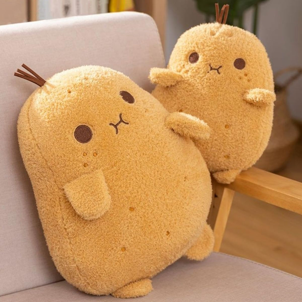 ZCPACE potato plush bedtime pillow offers soft support.