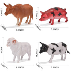 Zcpotizi rabbit figure promotes fine-motor skills through pretend farming
