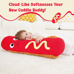 Zctghvy hot dog plush décor enhances any room with whimsy.