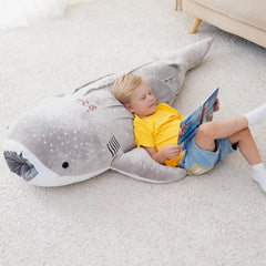 Zctghvy whale shark toy with PP cotton filling for hugging