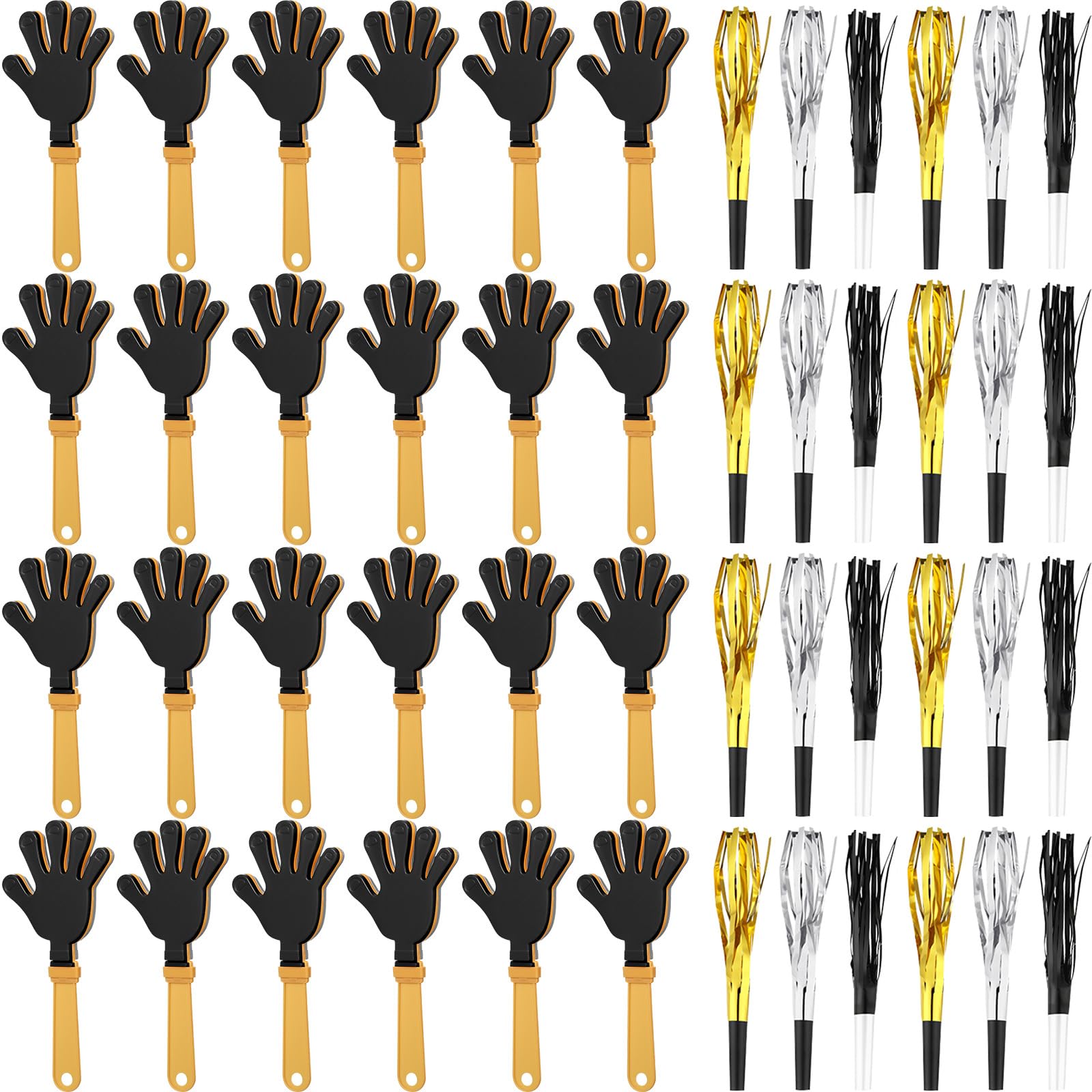 ZCYSRLQIN hand clapper in gold enhances festive party atmosphere