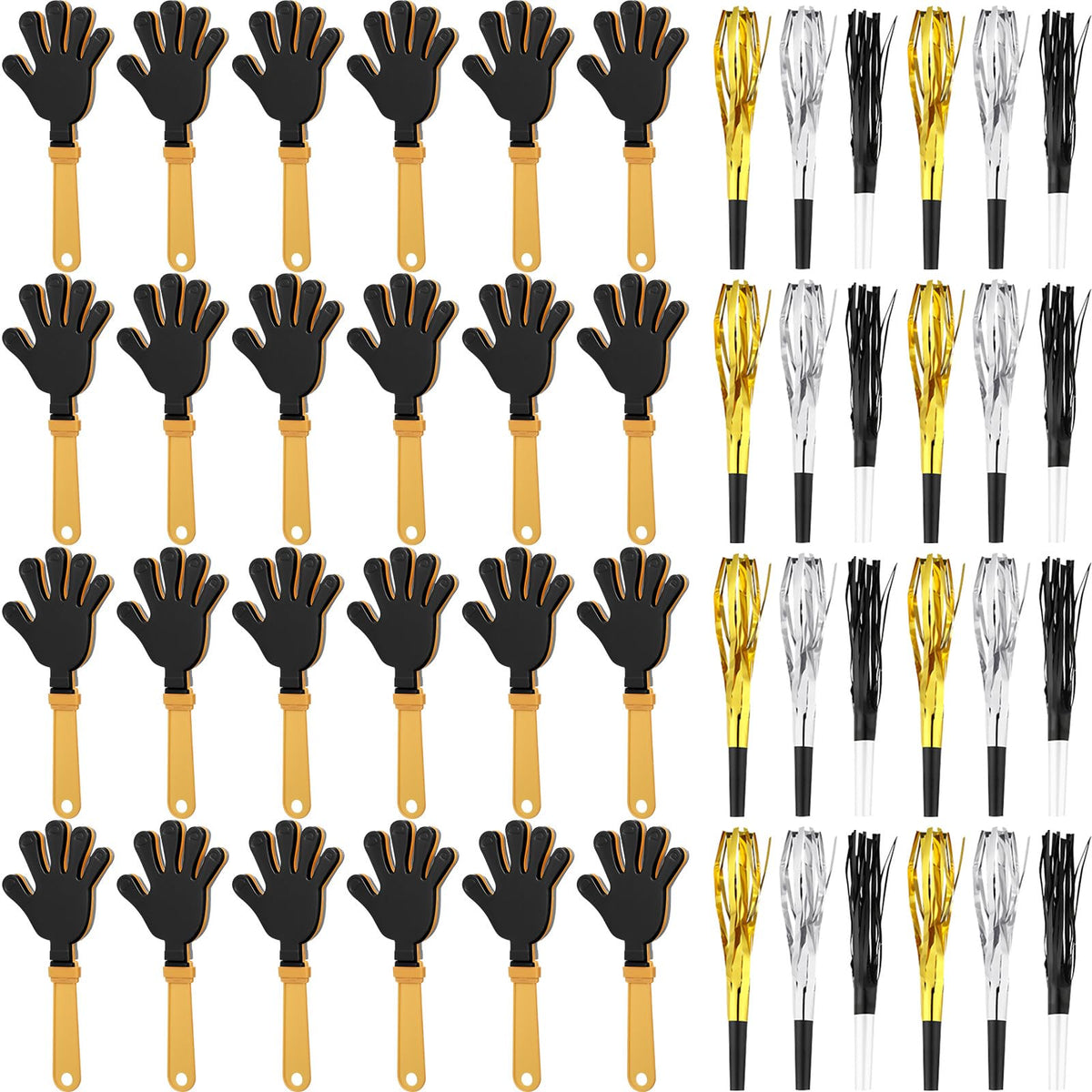 ZCYSRLQIN hand clapper in gold enhances festive party atmosphere