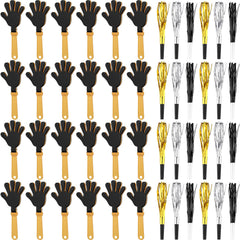 ZCYSRLQIN hand clapper in gold enhances festive party atmosphere