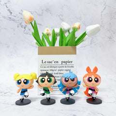 Zcyx0514 Police Girls desk decor set for bright room accent