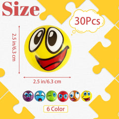 Zddaoole 2.5-inch emotion squeeze ball with expressive faces for mood management