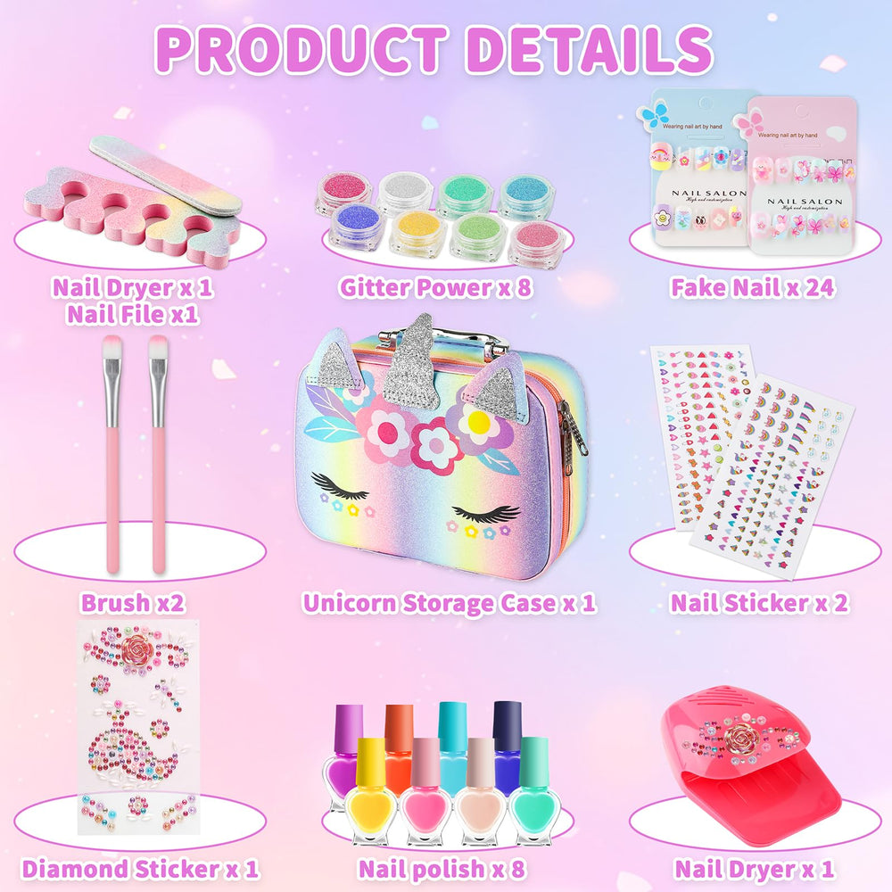 Glitter powder adds sparkle for unique, eye-catching nail art.