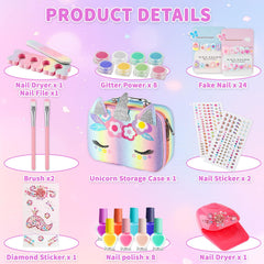Glitter powder adds sparkle for unique, eye-catching nail art.