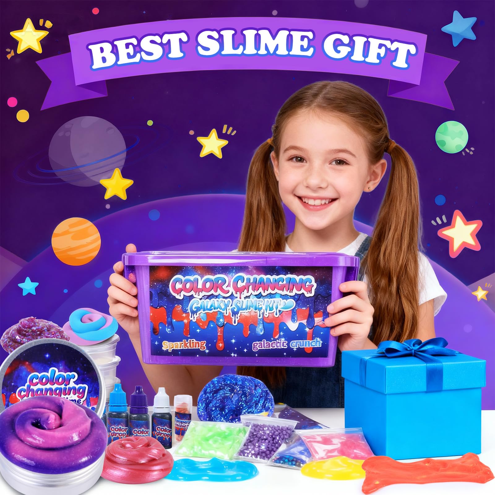 ZDTHNSIAT color-changing slime base reveals colors with temperature changes.