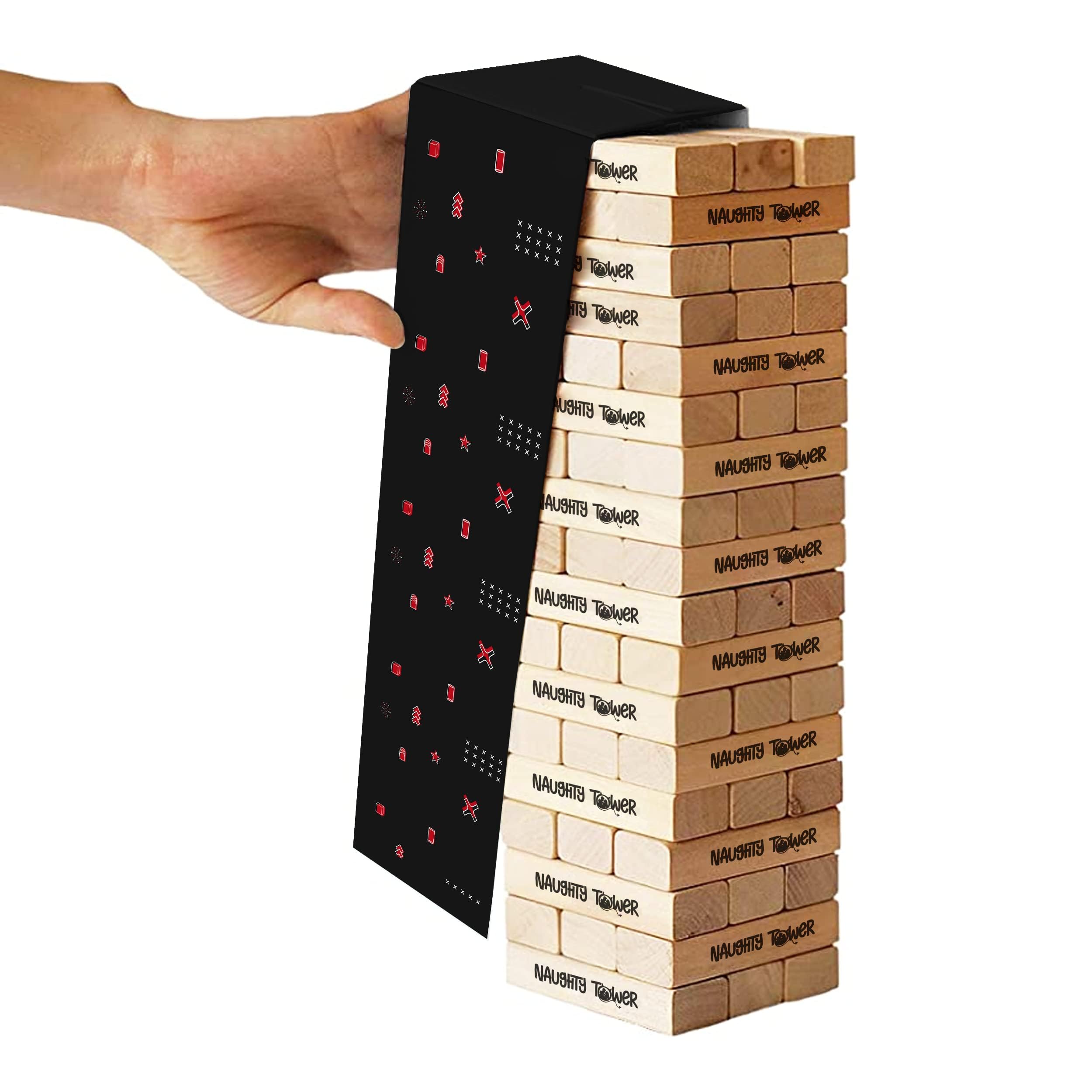 Storage-friendly case keeps blocks organized between uses.