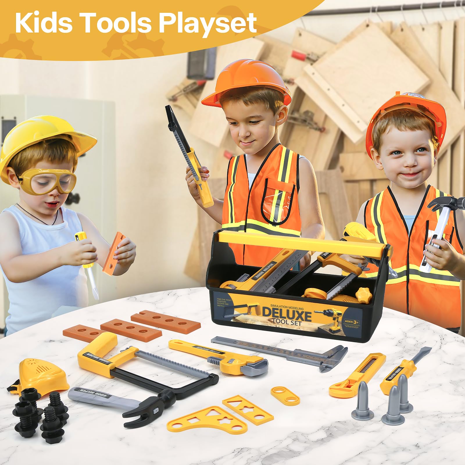 ZEALOUS TOYS durable ABS materials ensure safe, kid-friendly construction play