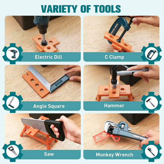 ZEALOUS TOYS Electric Drill with bits, realistic sounds for engaging pretend play.