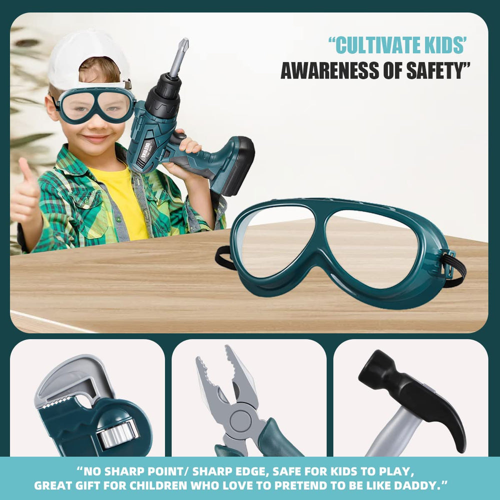 ZEALOUS TOYS Hammer and screwdrivers, sturdy tools for budding carpenters.