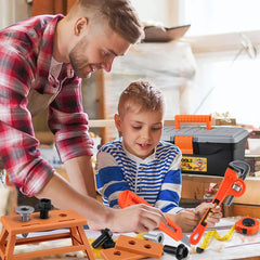 ZEALOUS TOYS storage box keeps parts organized for quick cleanup after playtime.