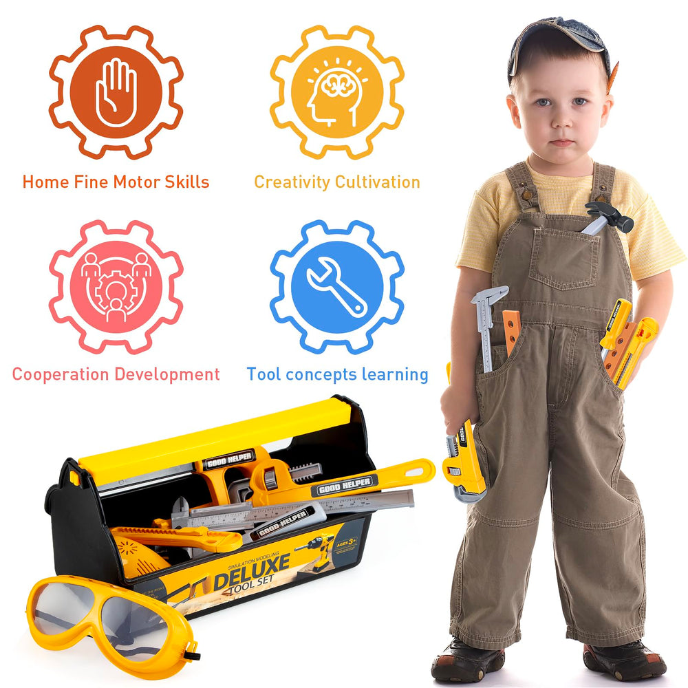 ZEALOUS TOYS drill with realistic sounds for authentic pretend play