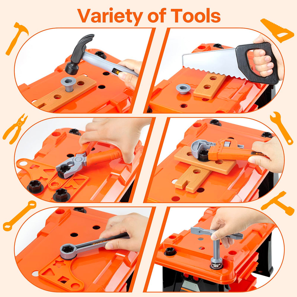 ZEALOUS TOYS removable battery pack adds realism to pretend drilling