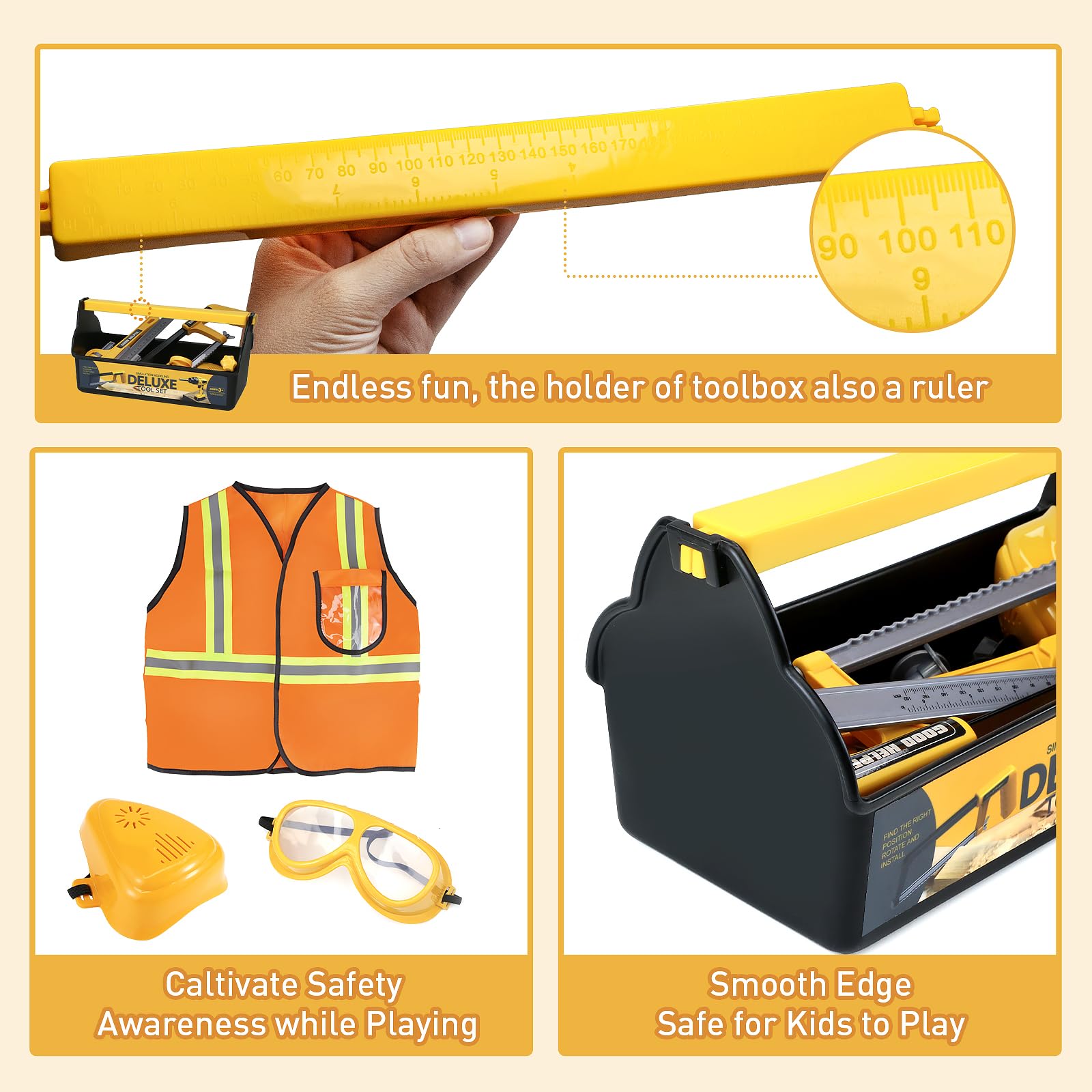 ZEALOUS TOYS removable battery pack enhances drill realism and reuse