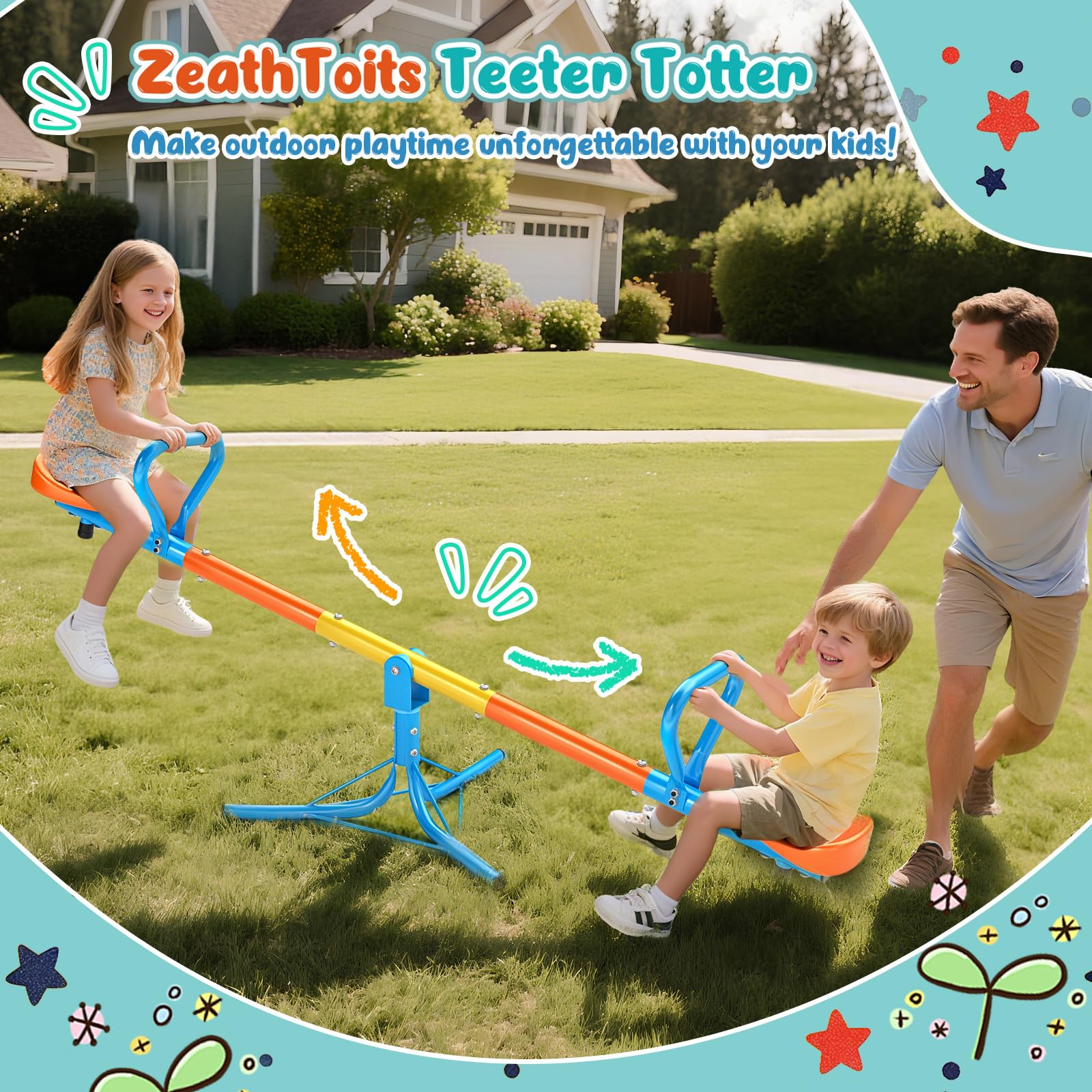 ZeathToits supports up to 100 lbs for growing children.