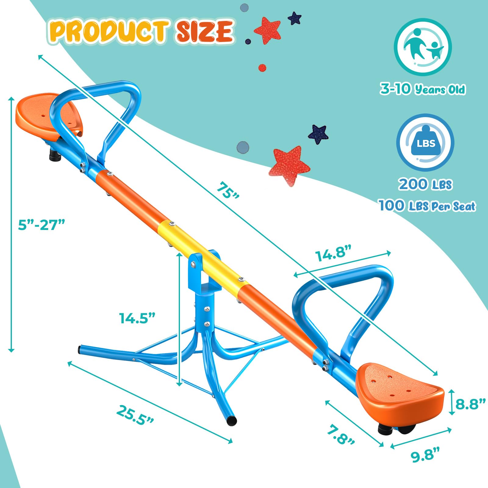 ZeathToits ergonomic seats provide comfortable grip for small hands.