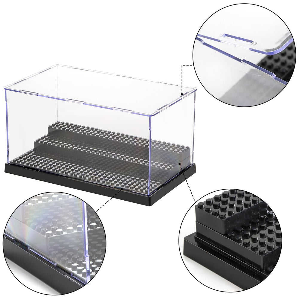 ZEAYEA case dimensions 10 by 6.1 by 5.4 inches fit for many figures