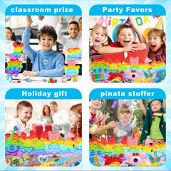 ZEAYOU fidget keychains and sensory rings for portable relief
