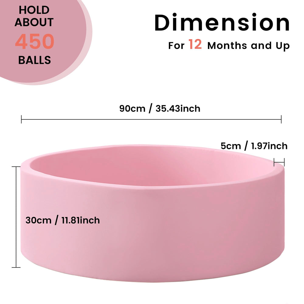 Zedachica Ball Pit easy-clean cover is machine washable for easy care.