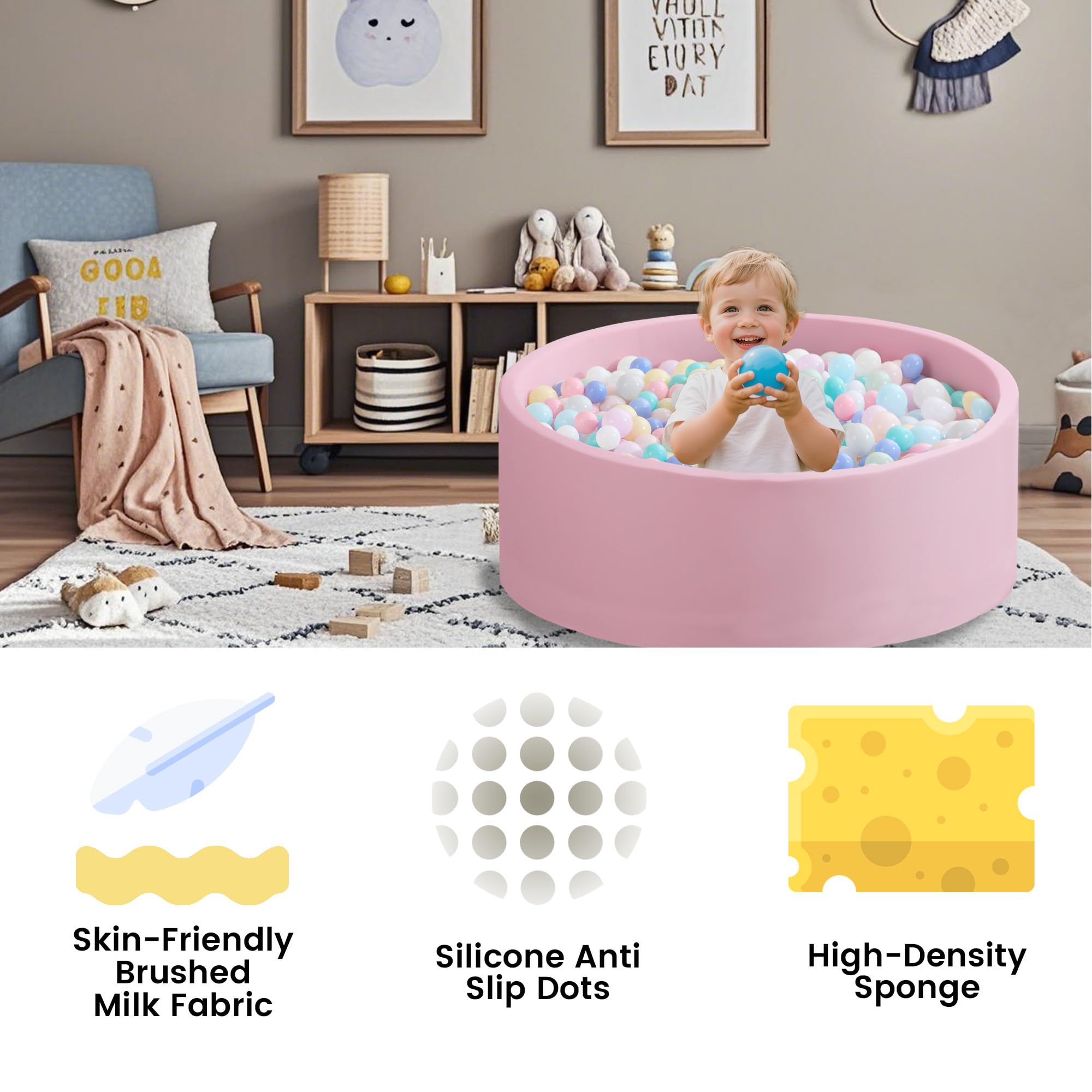 Zedachica Ball Pit makes a thoughtful gift for babies and toddlers.
