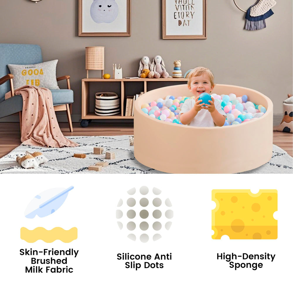 Zedachica ball pit suitable for indoor and outdoor use in homes and classrooms