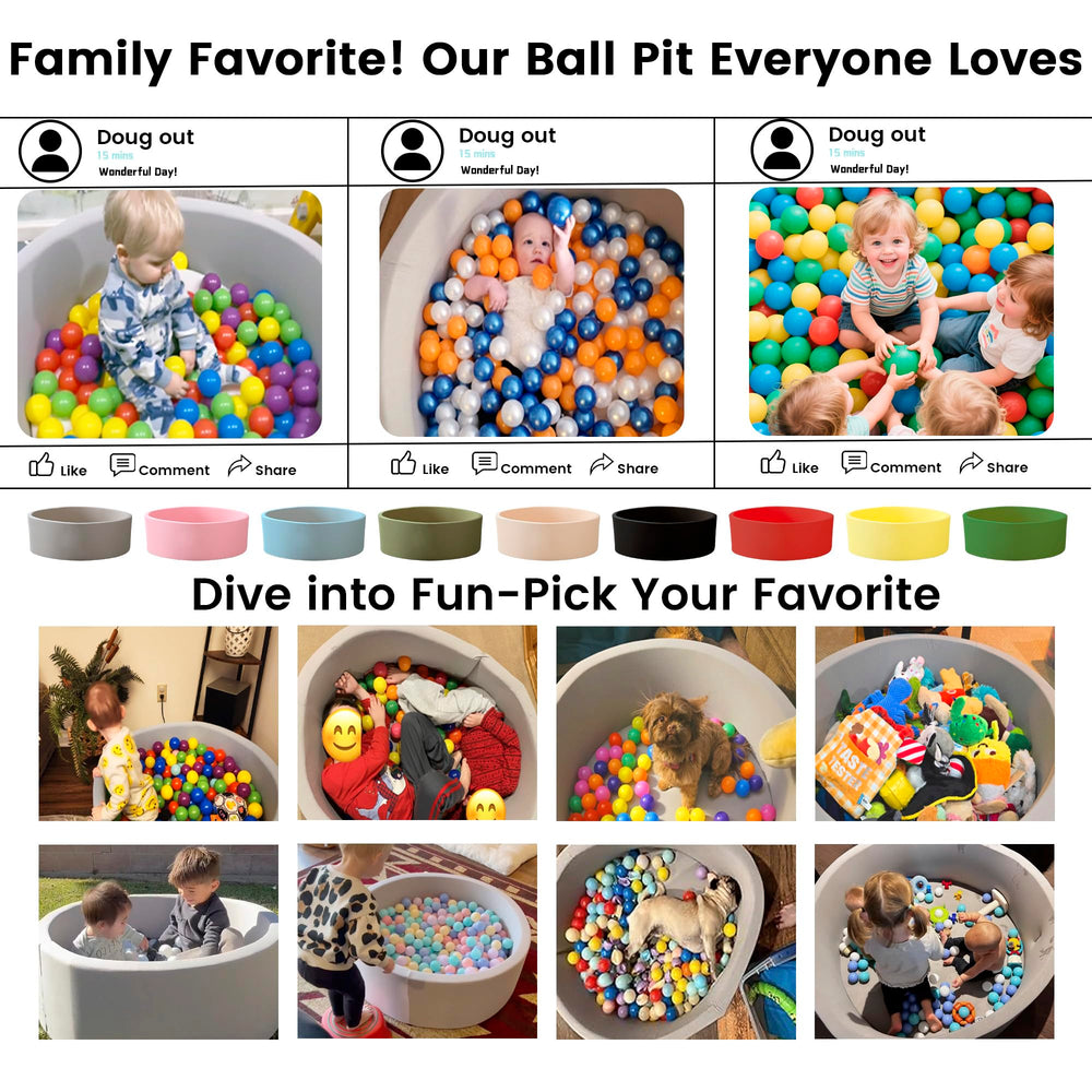 Zedachica Ball Pit ideal for home use and quiet play spaces.