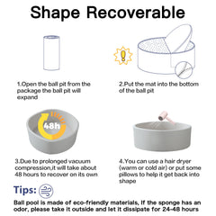 Removable washable cover for easy cleanup after playtime