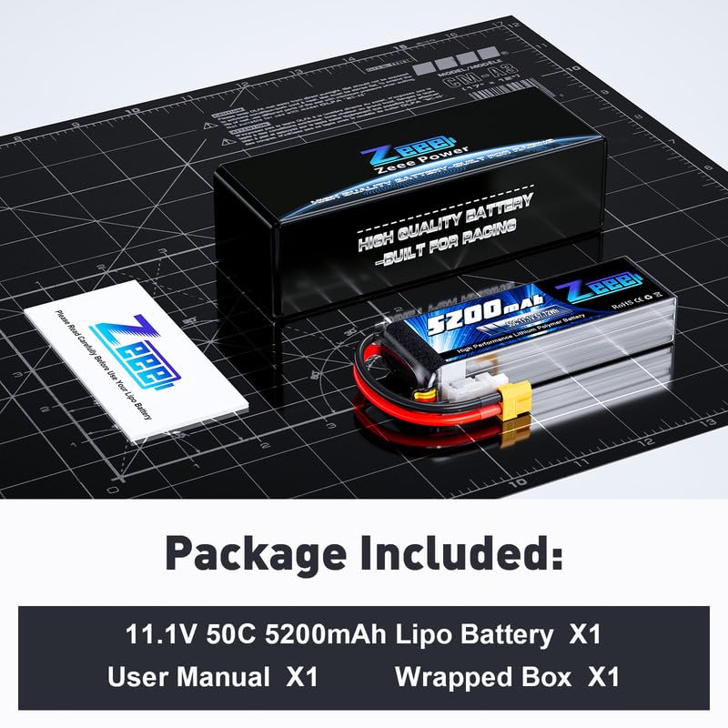 Zeee 11.1V 5200mAh soft case pack ready for compact setups.