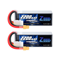 Zeee 4S LiPo exterior battery showing compact high-discharge power for RC models.