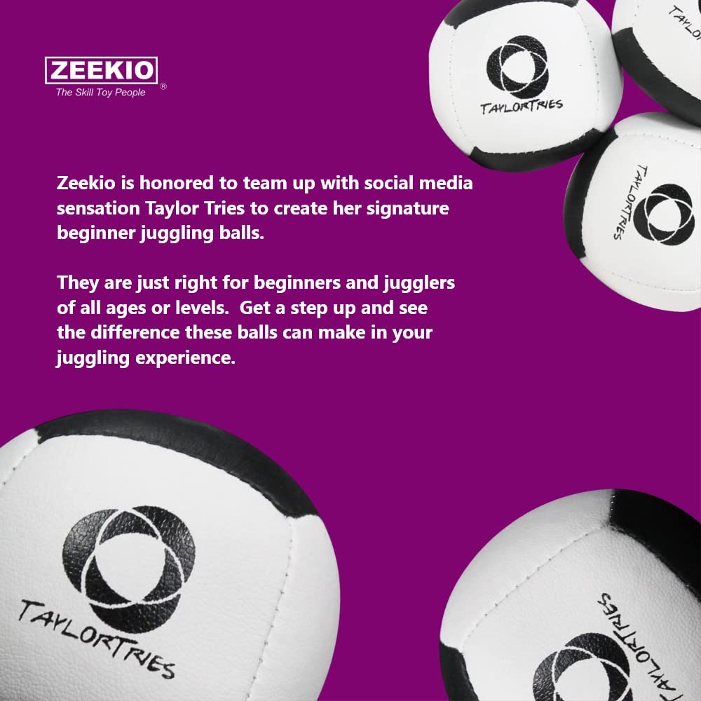 Zeekio three-ball set supports progressive juggling practice at home