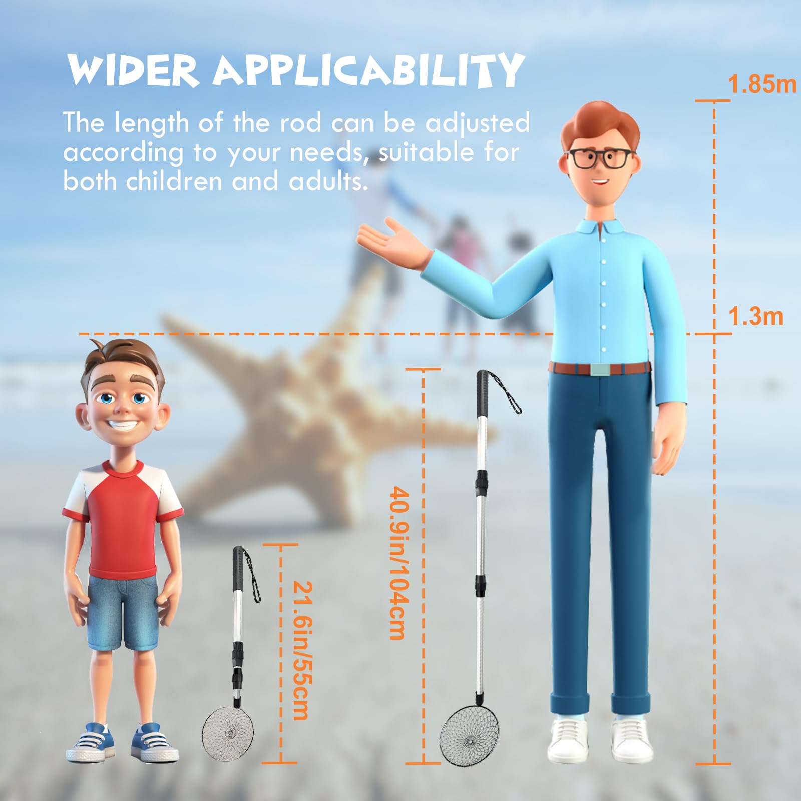 zeeloopbee long handle sifter makes treasure hunting effortless