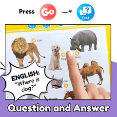 ZeenKind English Learning Talking Book audio voice illustrating natural pronunciation practice.