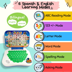 ZEENKIND toy laptop keyboard buttons reinforcing letters and numbers