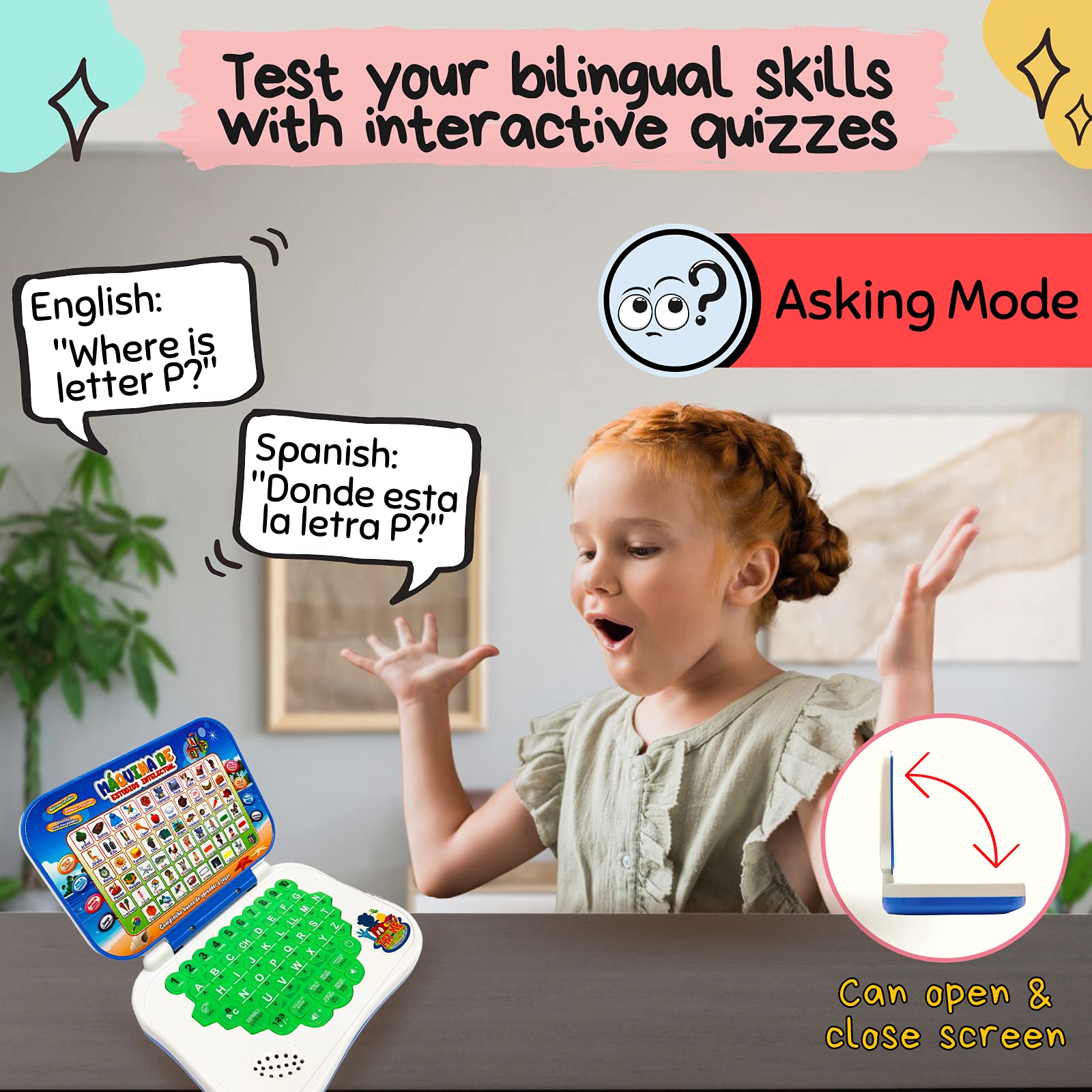 ZEENKIND light-up keys for visual learning and interactive play