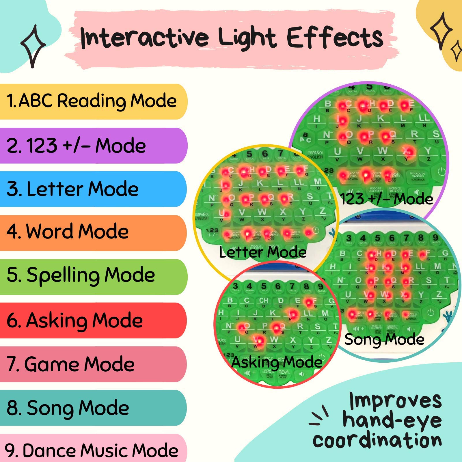 Music and dance features on ZEENKIND toy laptop for language practice
