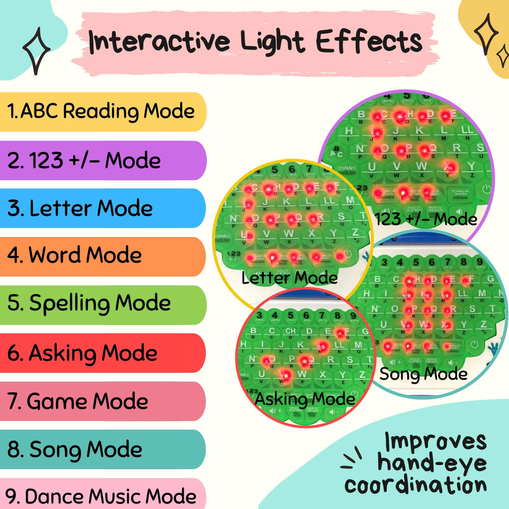 Music and dance features on ZEENKIND toy laptop for language practice