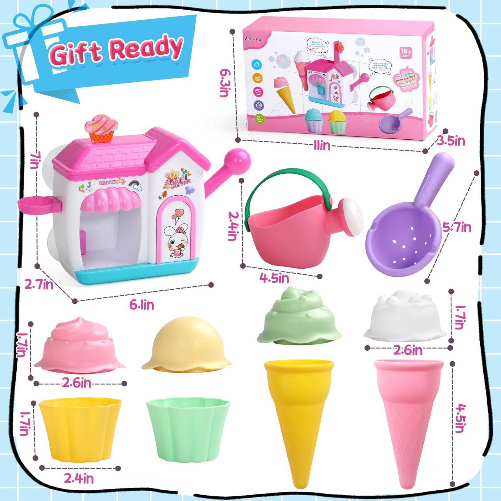 Zeewoo kid-friendly BPA-free design ensures safe, durable fun.