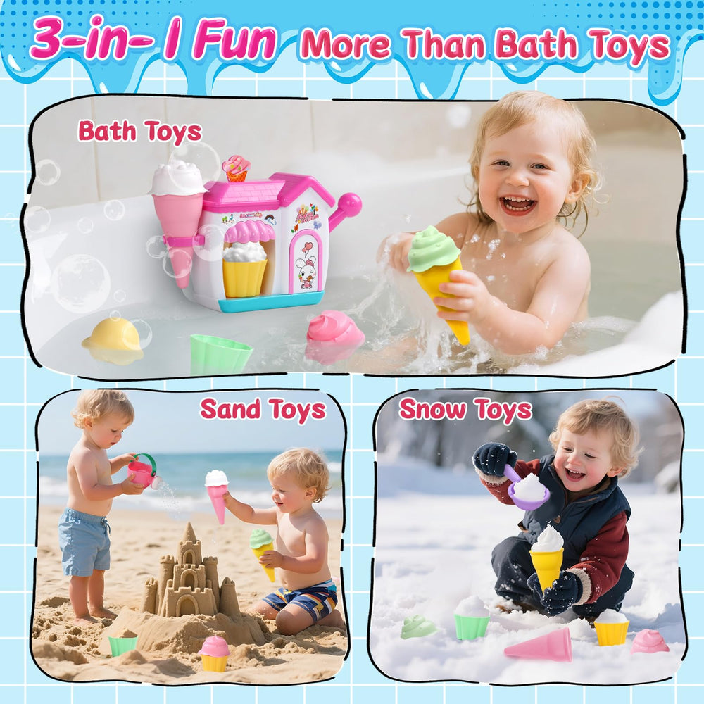 Zeewoo educational bath set builds fine motor skills through foam play.