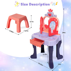 Zefinot vanity with lights and cheerful music invites interactive play