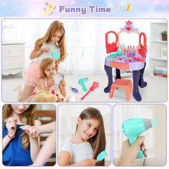 Zefinot makeup accessories included with the vanity set