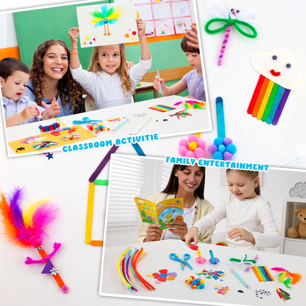 Zefy pipe cleaners 100-colorful wires for flexible art.