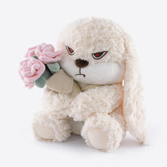 Zeiove ultra-soft rabbit plush ideal for hugging and gentle playtime.