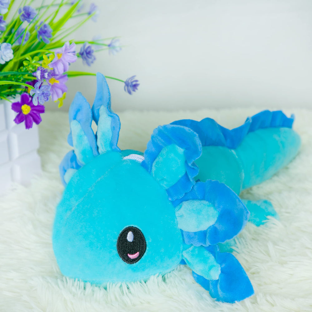 ZEKLZD axolotl plush bedtime cuddle buddy with soft comforting touch