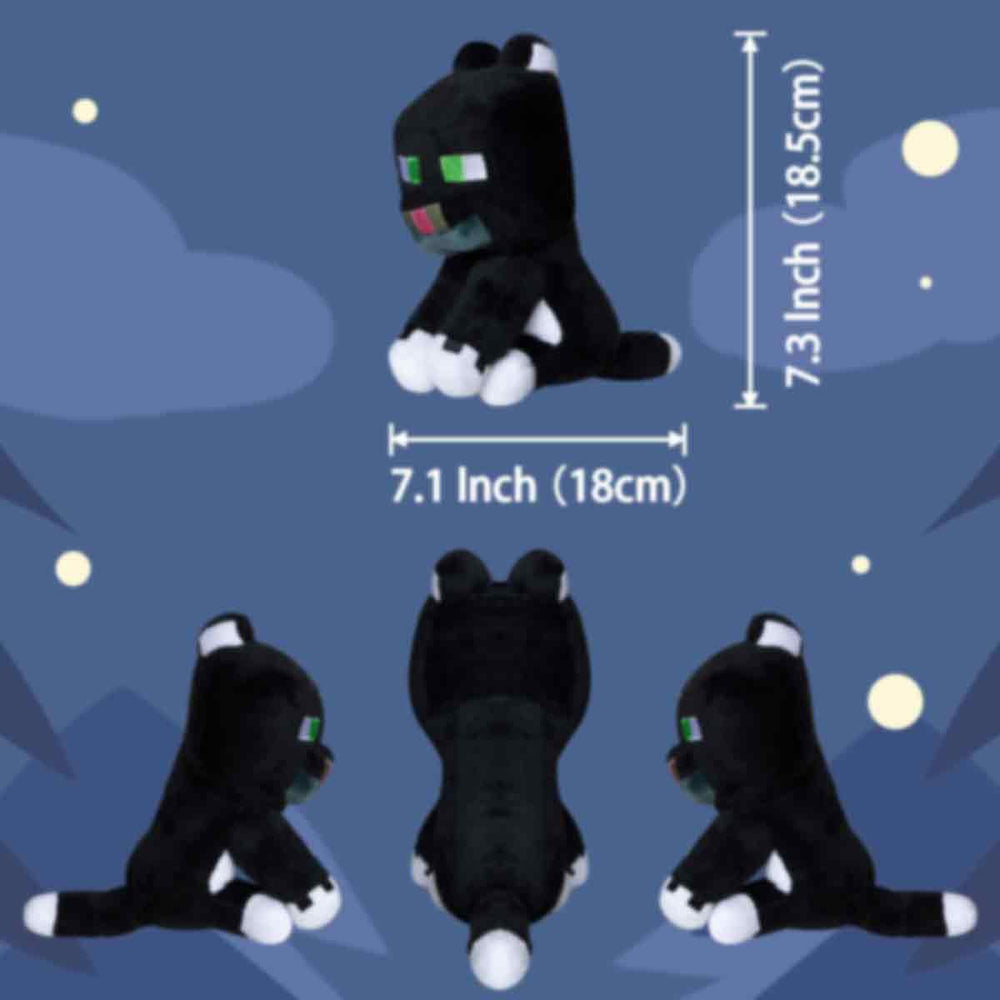 ZEKLZD Cat Plush gift-ready decor in a bedroom setting for warm charm.