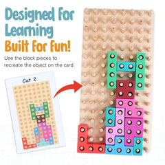 Zen Fun independence-building puzzle grows with your child from simple to complex patterns.