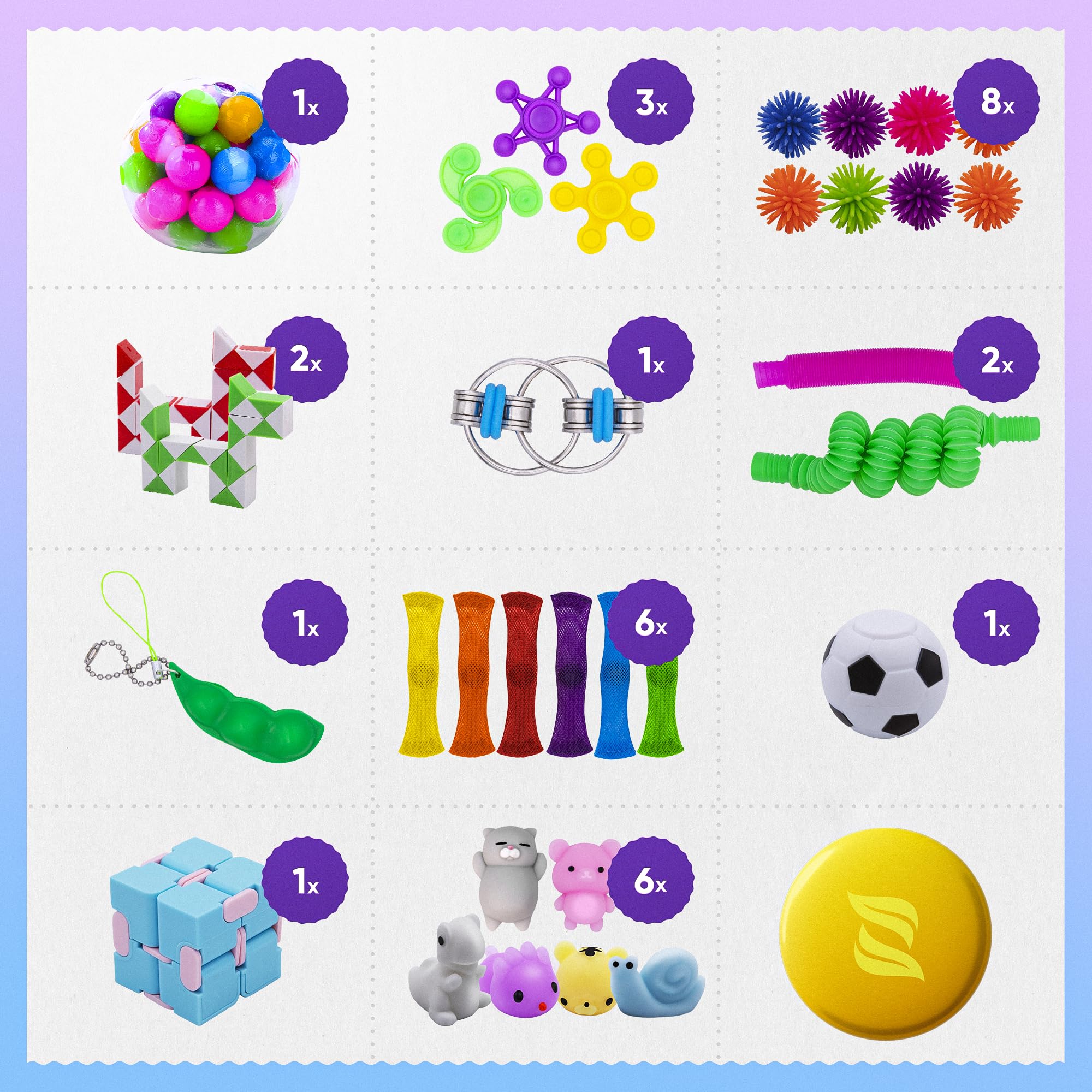 Zen Laboratory Marble Mesh sensory toy for hands-on calm focus.